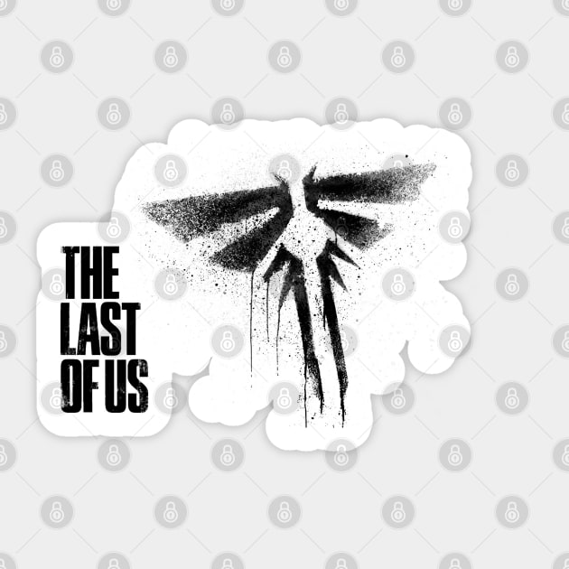 The Last of us Fireflies Look at the light Print Sticker by Buff Geeks Art